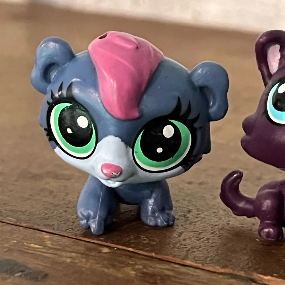 Mini Littlest Pet Shop Lot Of 3 Surprise‎ Families Cat Bear Dog